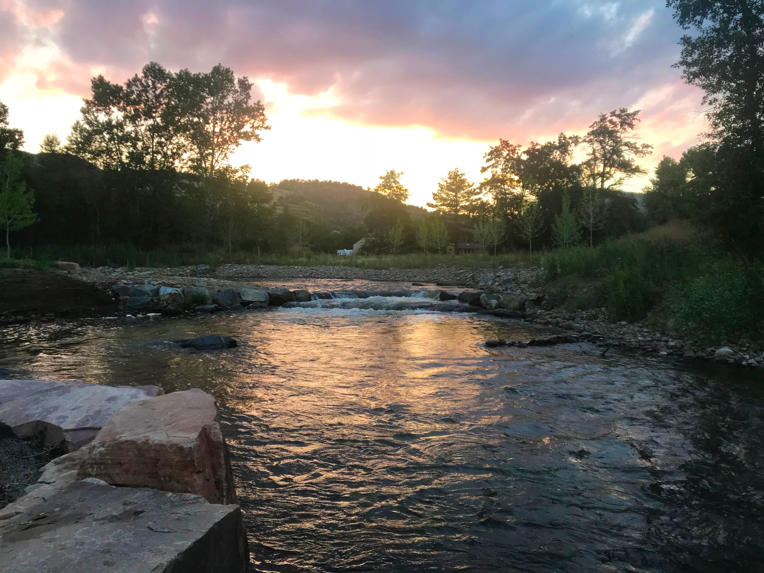 Bohn Park Sunset_ADA Fishing Area_arielle hodgson