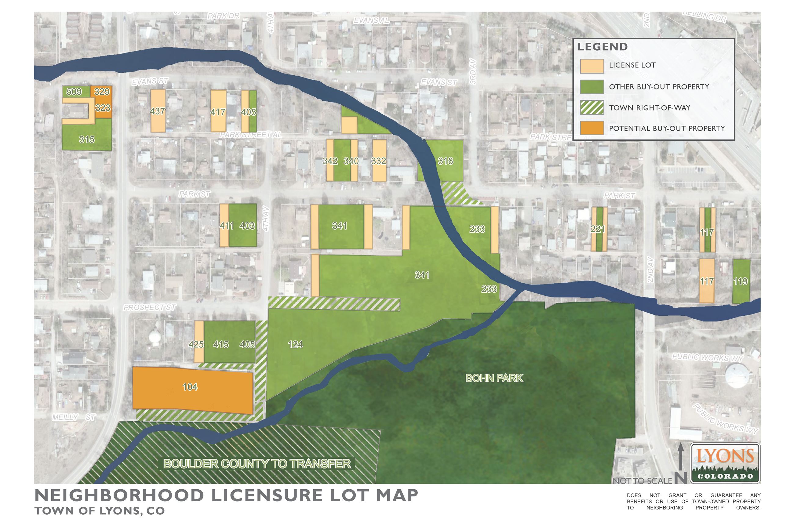 Small Lot Neighborhood Licensure Map