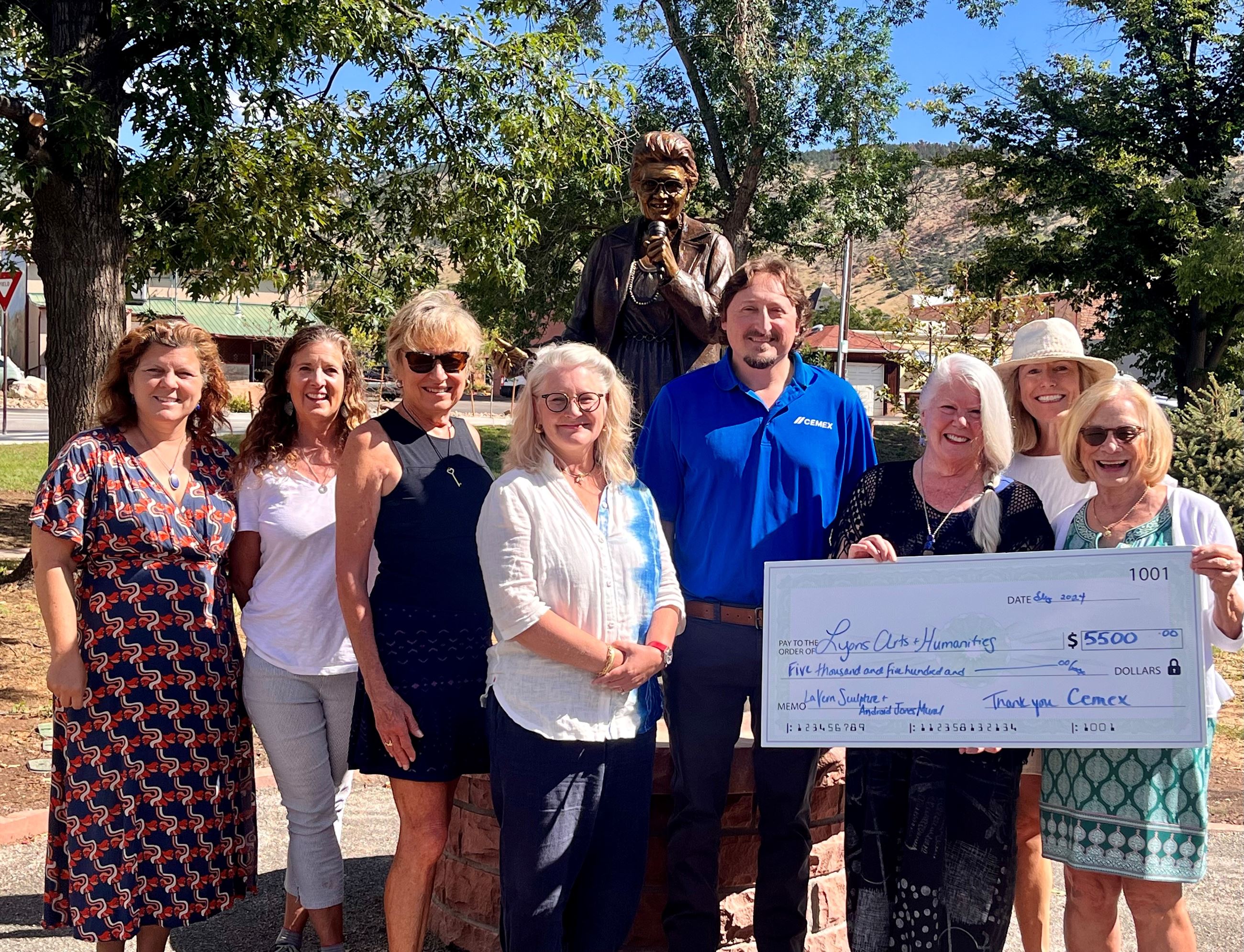 LaVern Johnson Memorial Sculpture